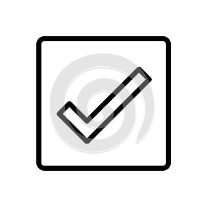 Tick Mark Icon, Check Mark Icon Vector Illustration Ã¢â¬â Vector